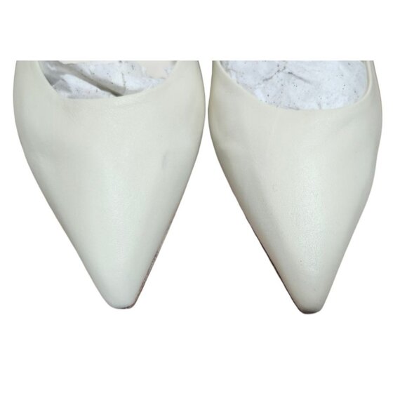 AEYDE Selma cream leather color Pointed Toe Pump Women SIZE EU 38.5/US 7.5 - Picture 4 of 16